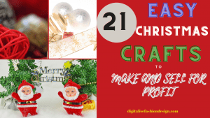 21 easy chrismas crafts to make and sell for profit